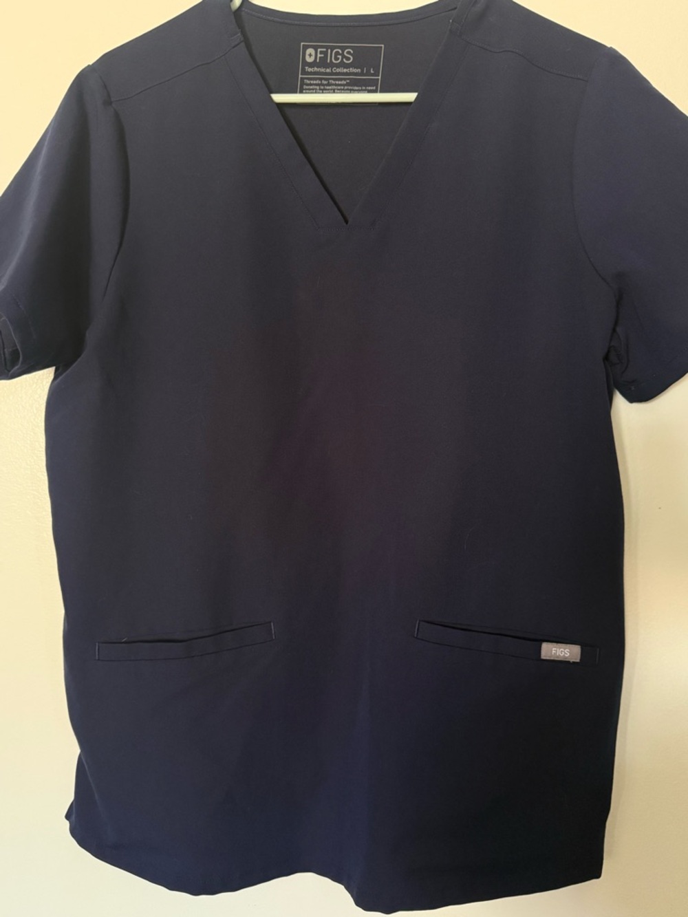Figs Large Scrub Set - Navy Blue